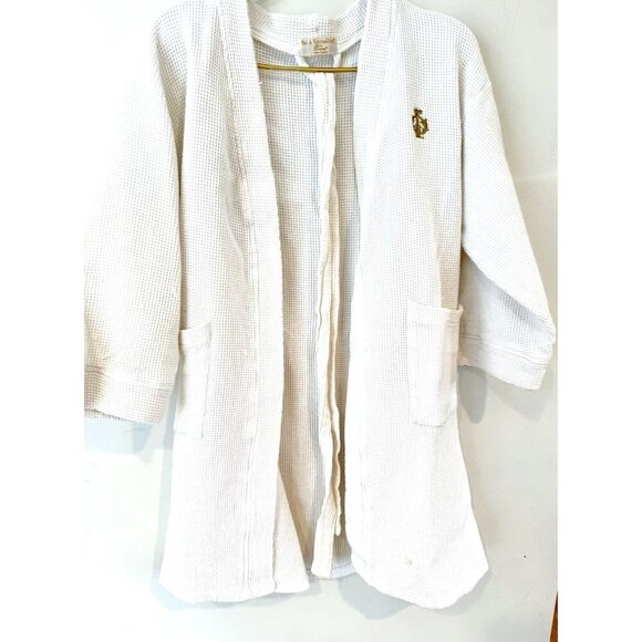Bal a Versailles Bathrobe Womens - Paris France - White Kimono Style Tie Closure - Picture 2 of 10